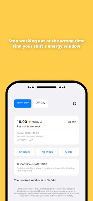 Shift Workout: Night & 12 Hour screenshot 1