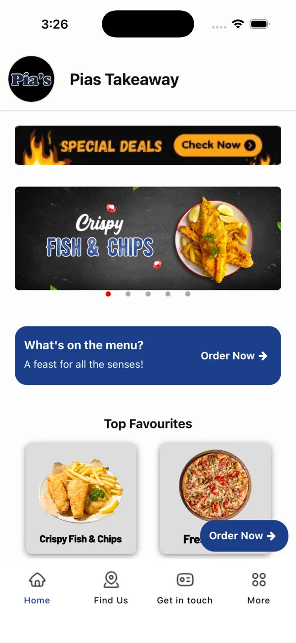 Screenshot #1 pour Pias Takeaway