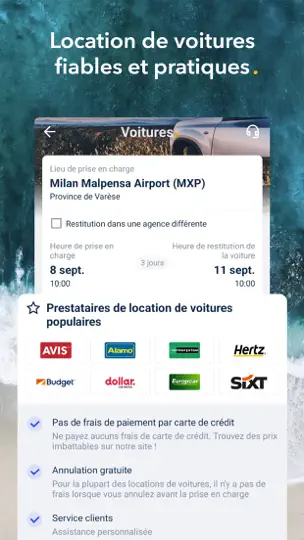 Capture d'écran de Trip.com: Vol, Hôtels, Train sur iPhone 5