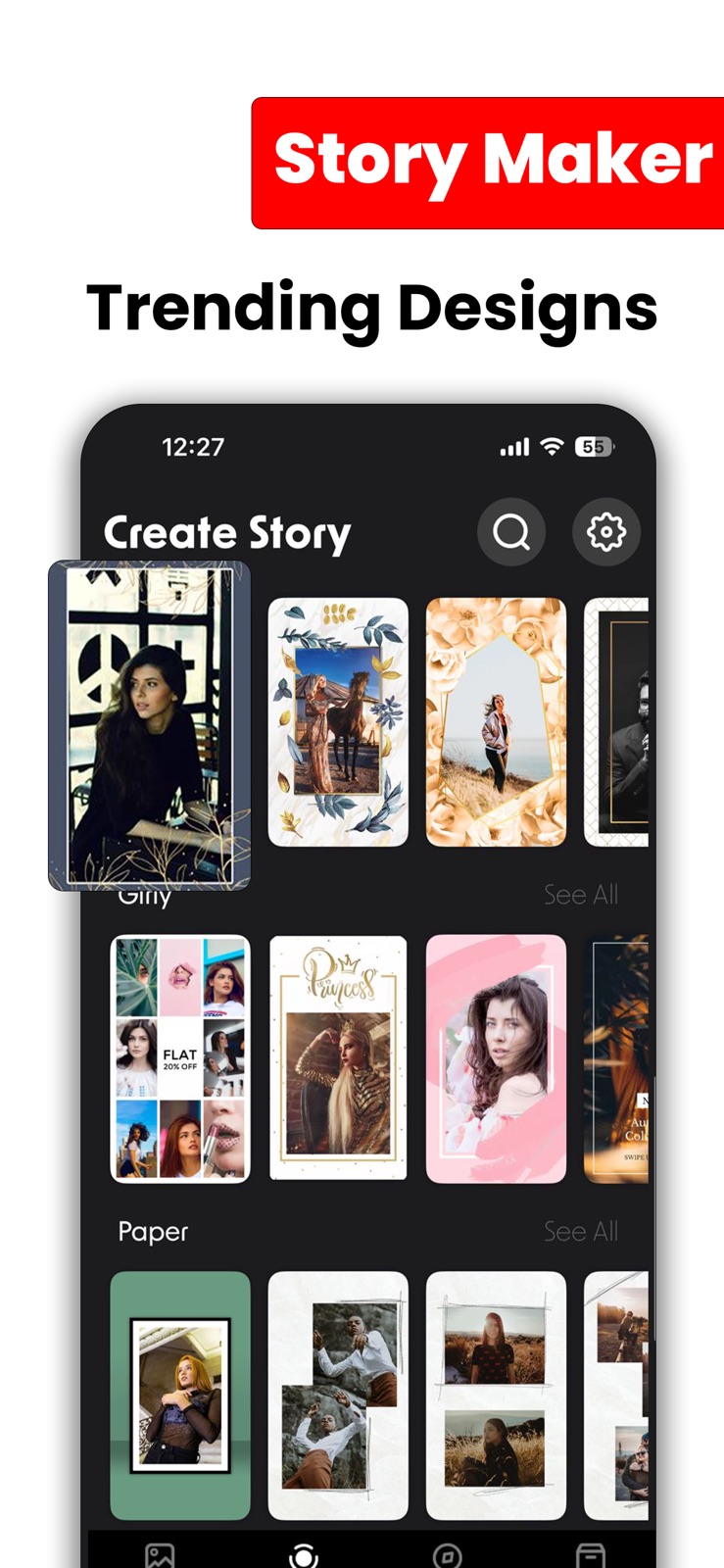 Poster & Flyer Maker: PostArt iphone screenshot 2