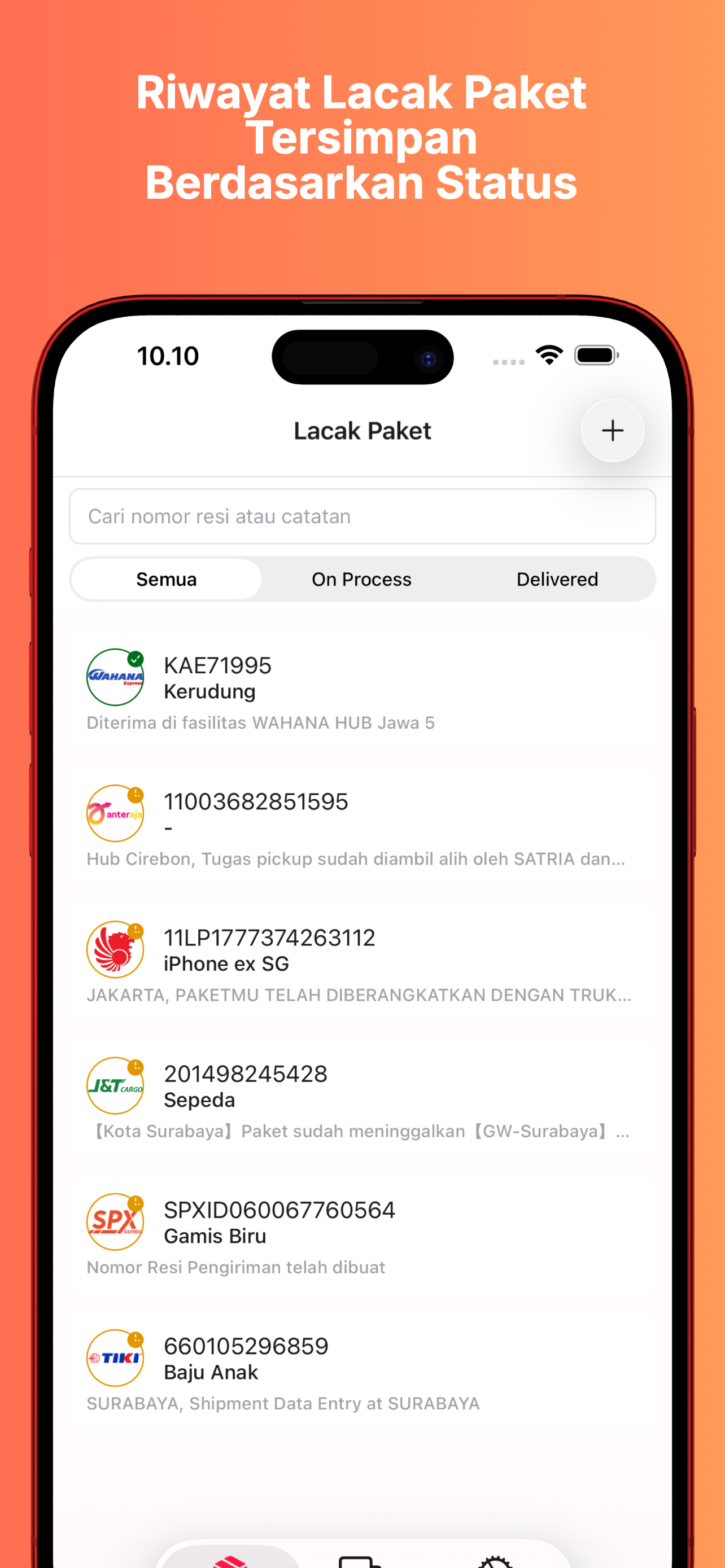 Lacak Paket - Cek Ongkir