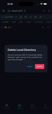 Simple SFTP screenshot 7