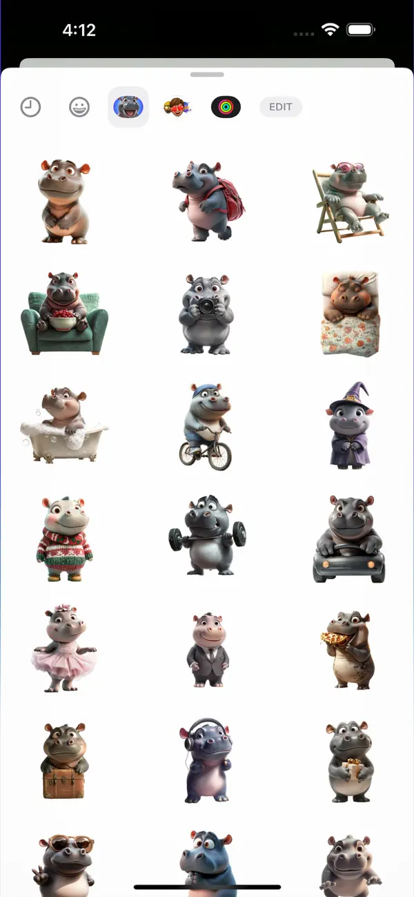 Screenshot #2 pour Hippomoji