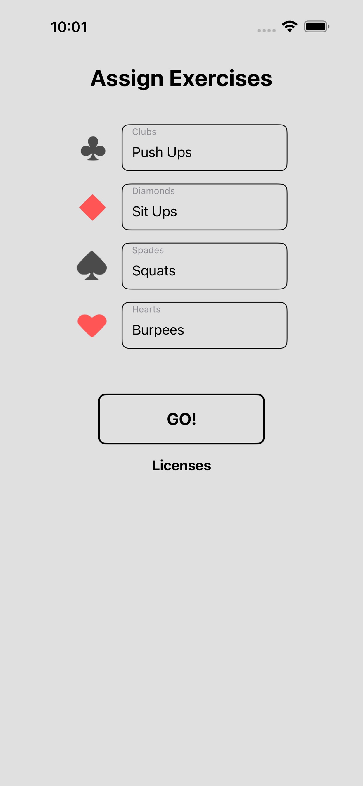 Screenshot 2 of DEAL — The Card Workout