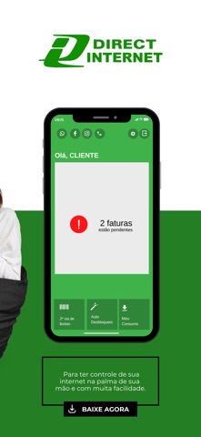 Provedor Direct Internet iPhone screenshot