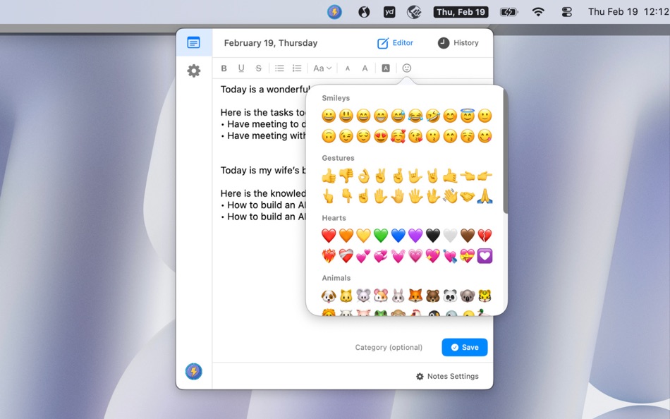 #2. Lightning Note (macOS) Podle: 庆 田