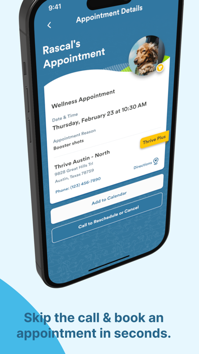Thrive Pet Healthcare Screenshot