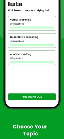 GRE Exam Practice Test Screenshot 5 of 6