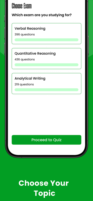 GRE Exam Practice Test Screenshot 5 of 6