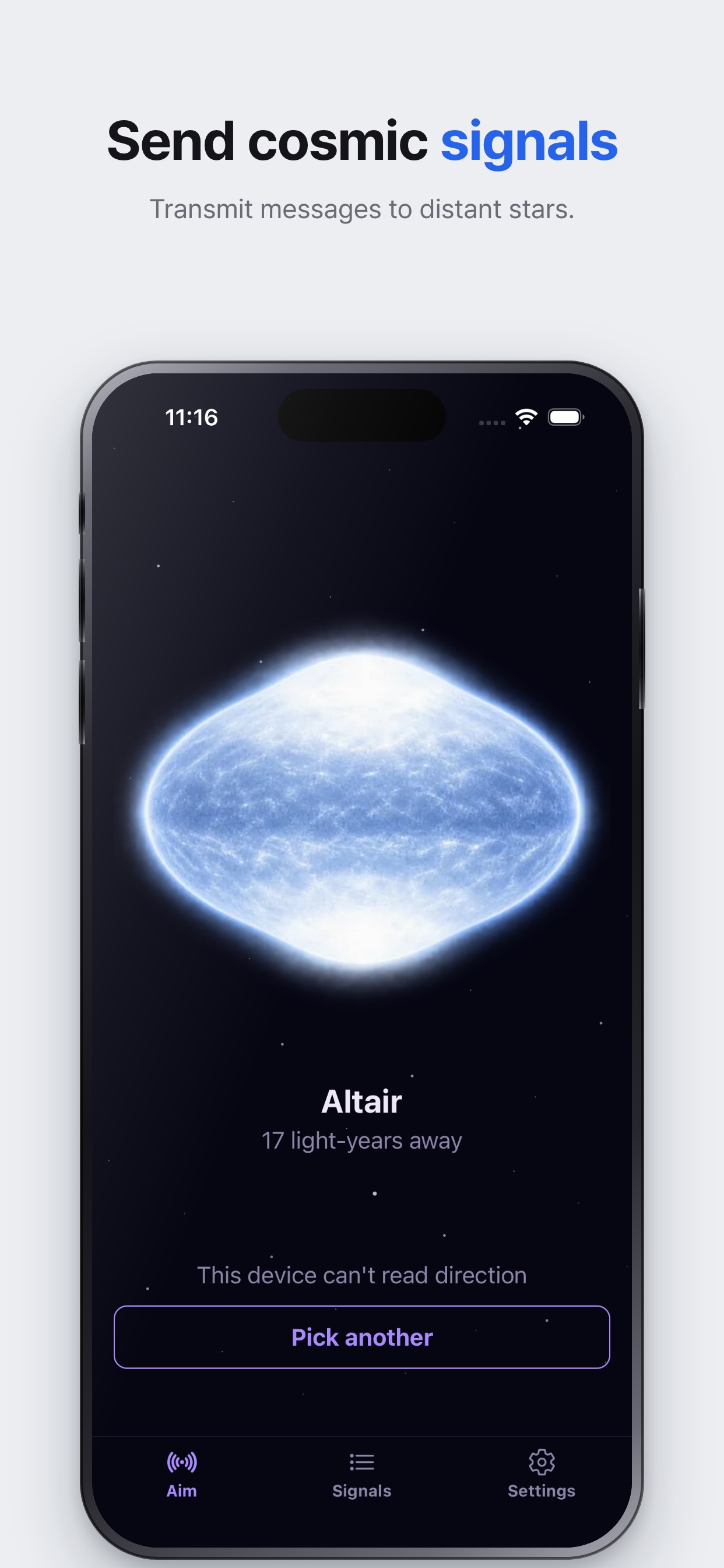 Screenshot 1 of Earth Here: Message to Stars