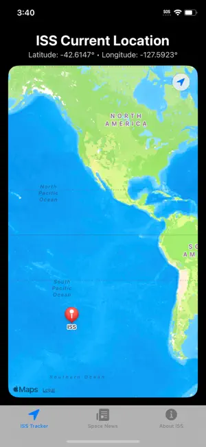 Locate ISS screenshot 1