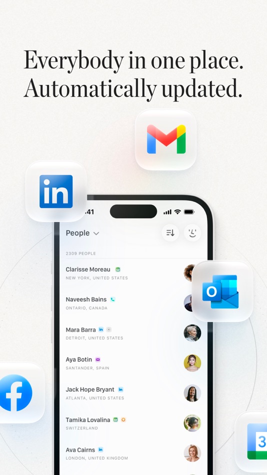#1. Mesh: Contacts + CRM (iOS) 게시자: Clay Engineering