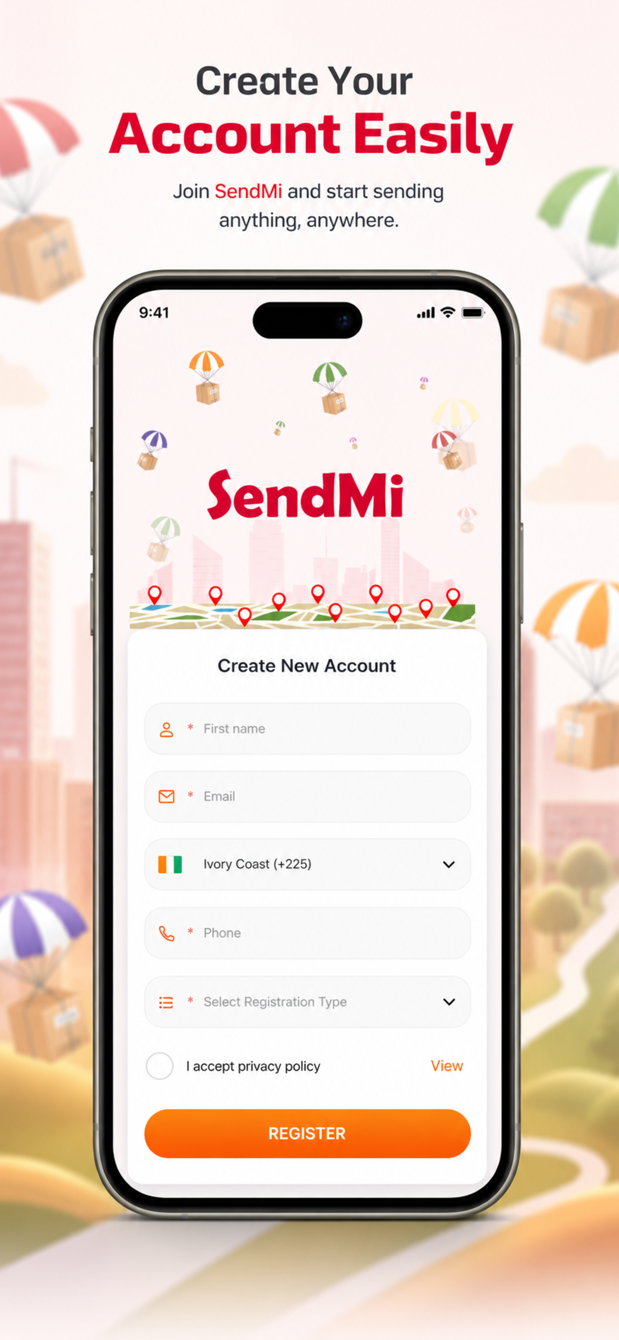 SendMi- Fast Pickup & Delivery