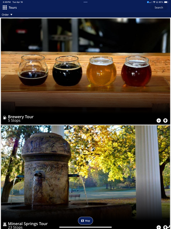 Discover Saratoga NY! iPad screenshot 6 - Travel app