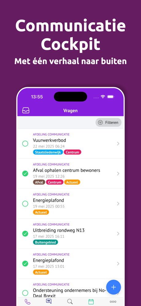 Communicatie Cockpit screenshot 1