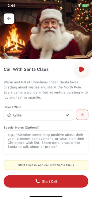 Wondercall : Elf Phone call screenshot 2