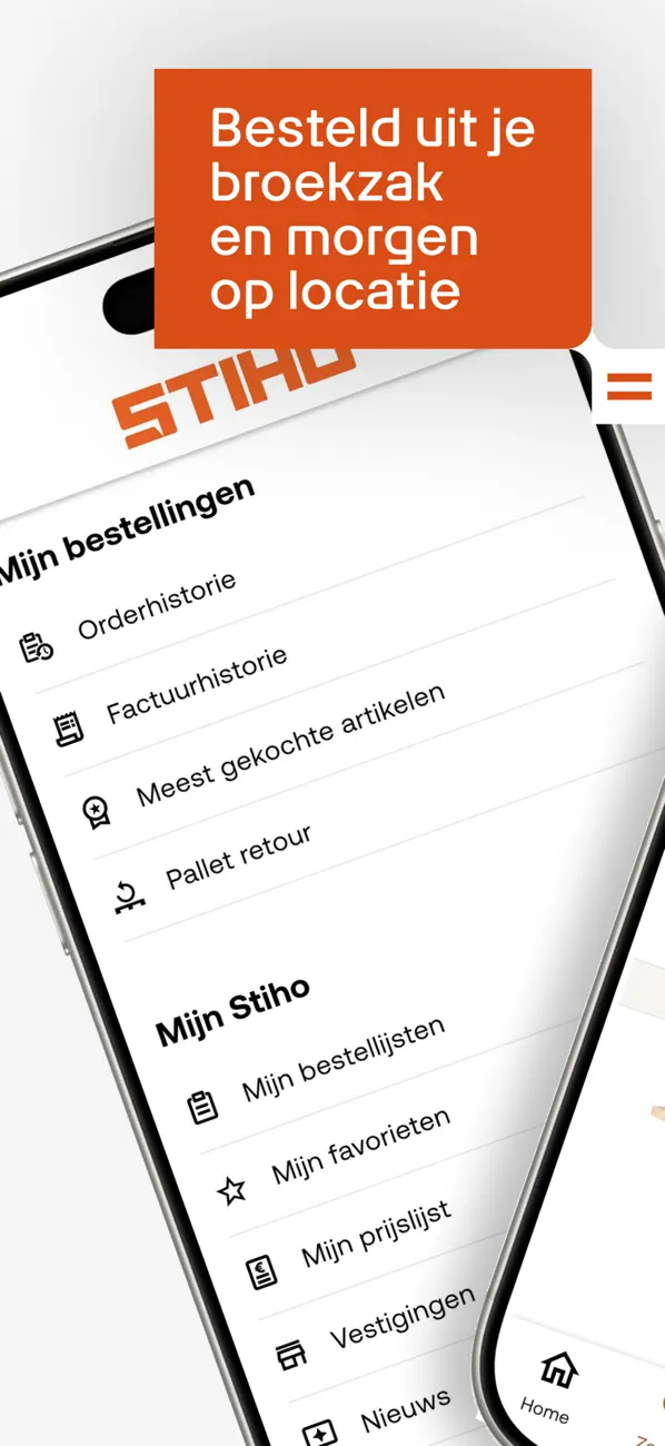 Screenshot #1 pour Stiho Bestel App