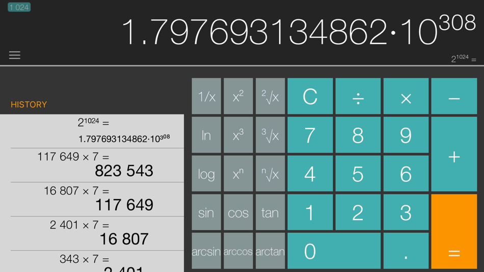#2. Calcy - Calculator App (iOS) 由: Vitalii Gryniuk