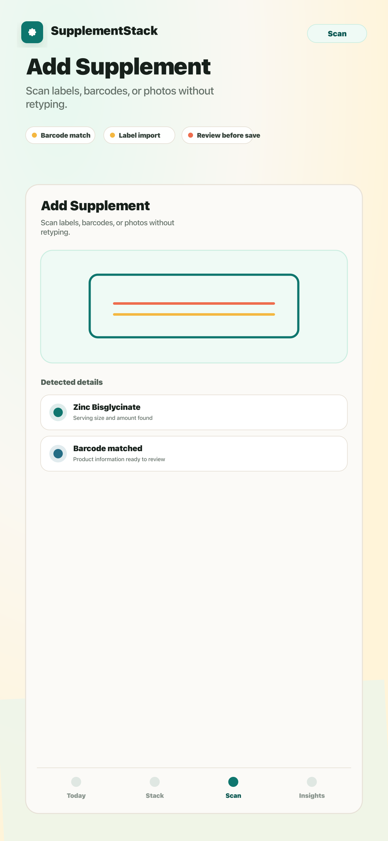 SupplementStack screenshot 3