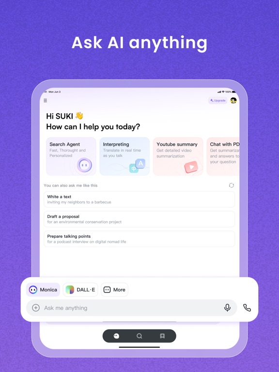 Screenshot #6 pour Monica Chatbot AI Assistant