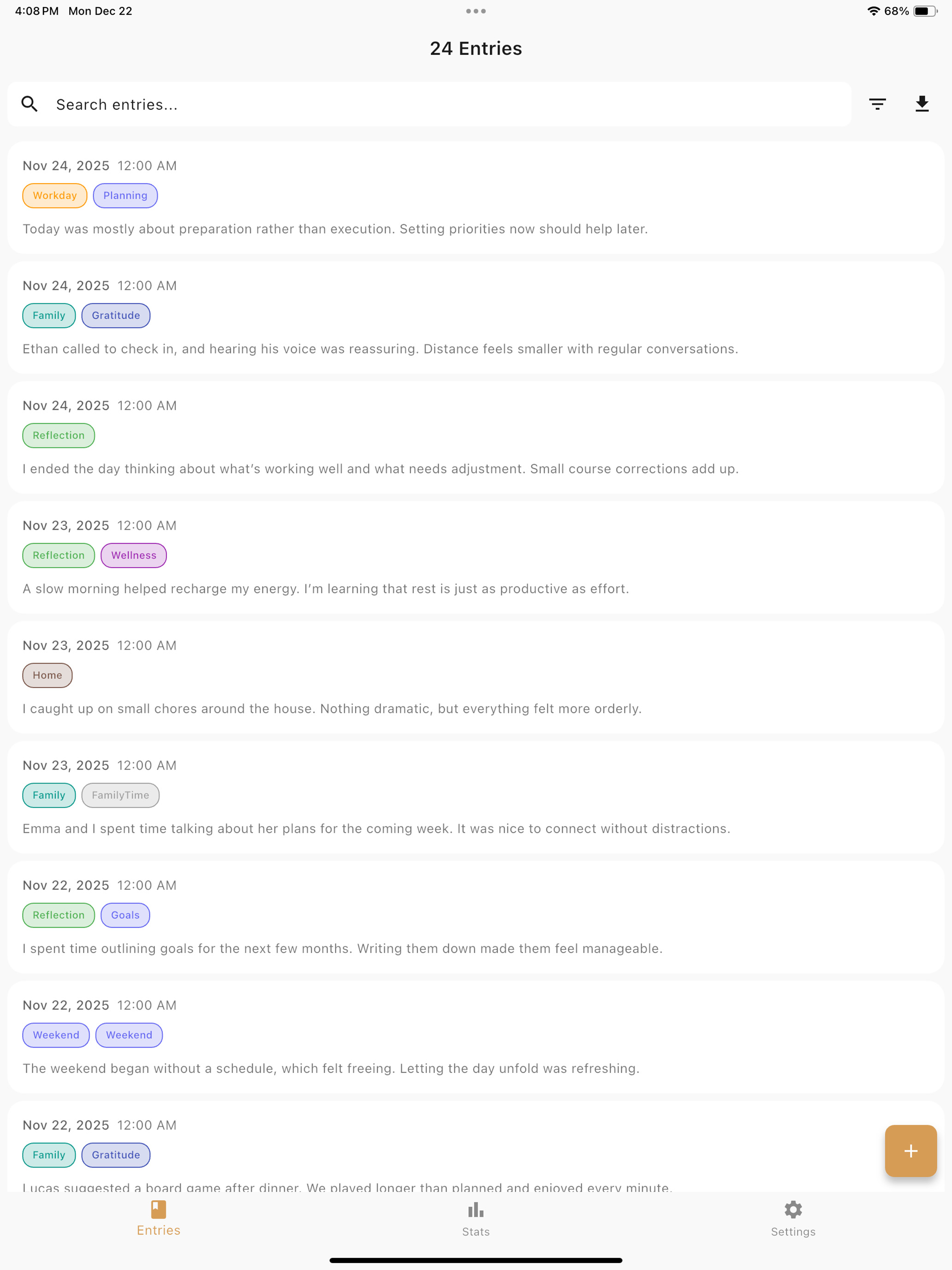 Quicknotes Journal screenshot 6