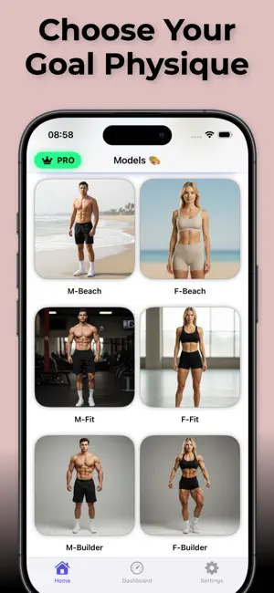 Body Editor: Slim & Muscle AI screenshot 2
