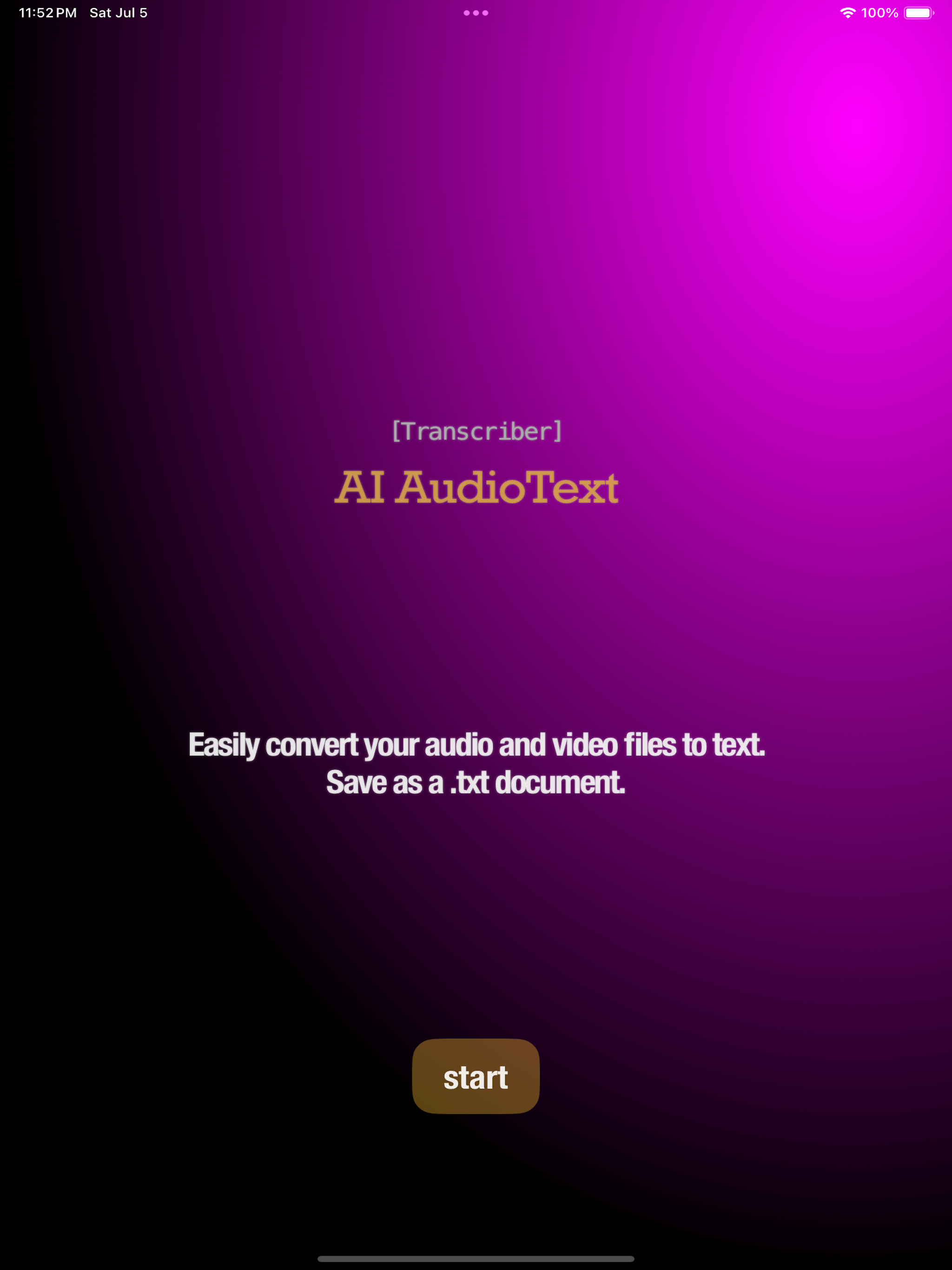 AI Speech Transcriber