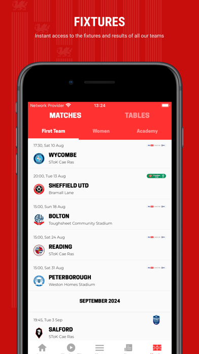 Wrexham AFC Screenshot