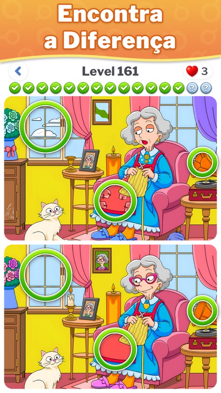 Jogo de Encontrar Diferenças screenshot 1