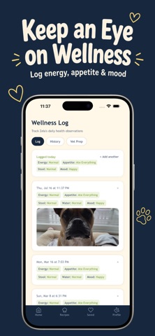 WellWhisker: Dog & Cat Recipes iPhone screenshot