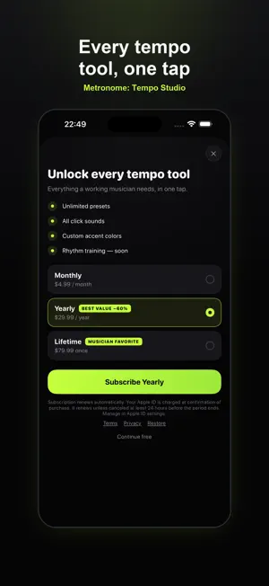 Metronome: Tempo Studio screenshot 4