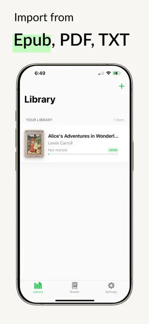 Sandbook: Natural Voice Reader screenshot 2