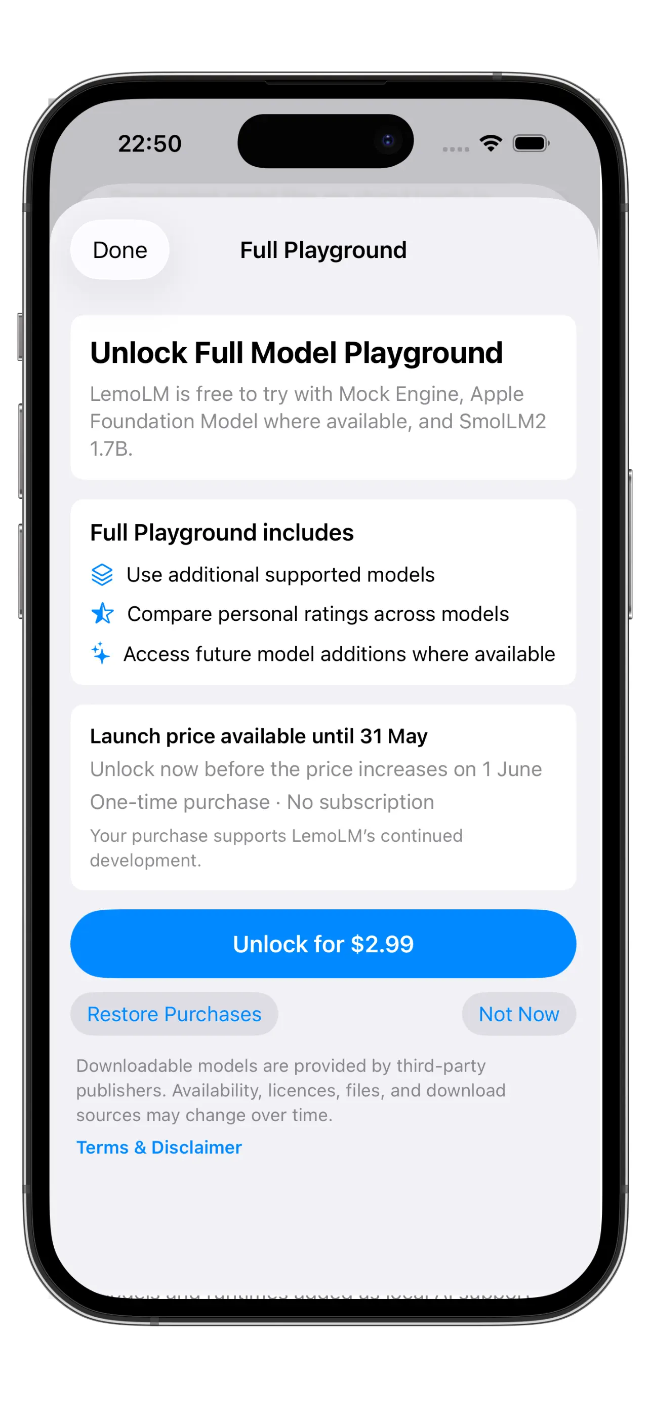 #7. LemoLM (iOS) By: PAUL ANTHONY HADFIELD