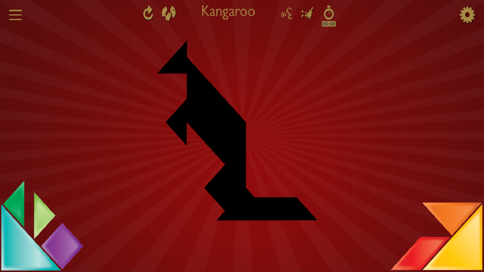 Tangaroos Tangram Puzzle Game (iOS) By: Stephen Deskevich Tangaroos Tangram Puzzle Game (iOS) By: Stephen Deskevich