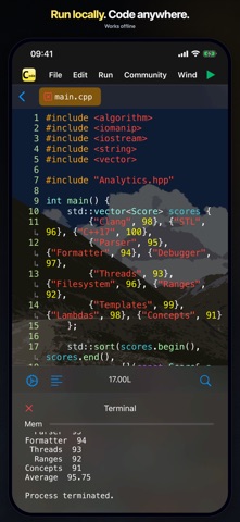 C Code Develop Screenshot 1 of 8