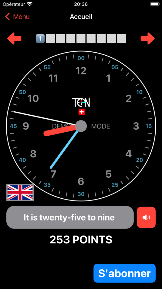 #1. TEAN - Learning Clock (iOS) By: TEAN Sàrl