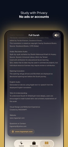 Al-Ghashiyah Journey iPhone screenshot