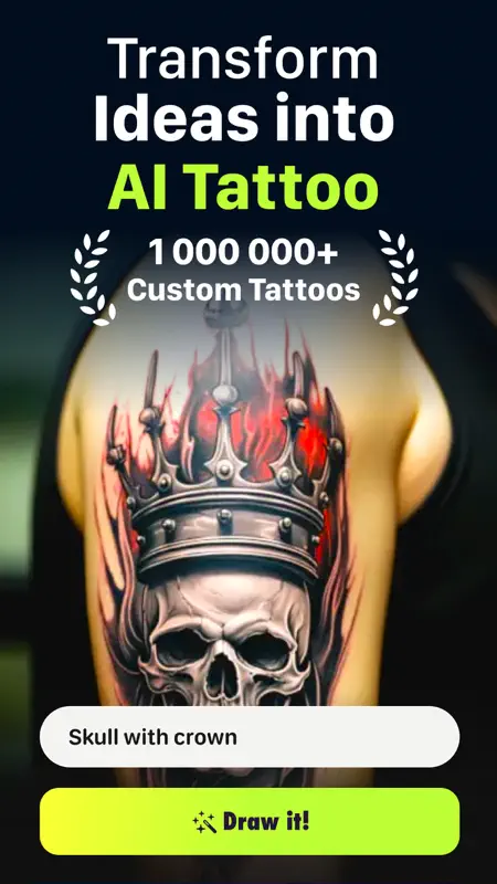 AI Tattoo Maker + Generator screenshot 1 of 7