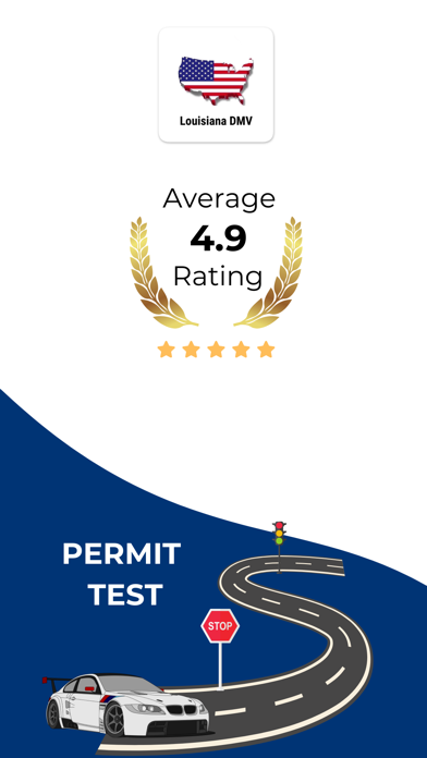 Louisiana DMV Permit Practice Screenshot