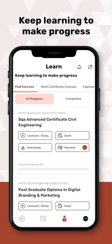 IIMT Studies iPhone screenshot