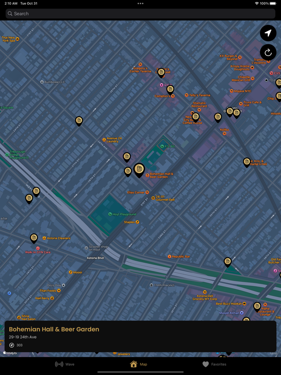 BarWave iPad screenshot 2 - Social Networking app