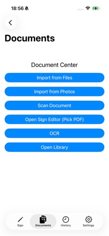 Esign - Sign Documents,PDF iPhone screenshot