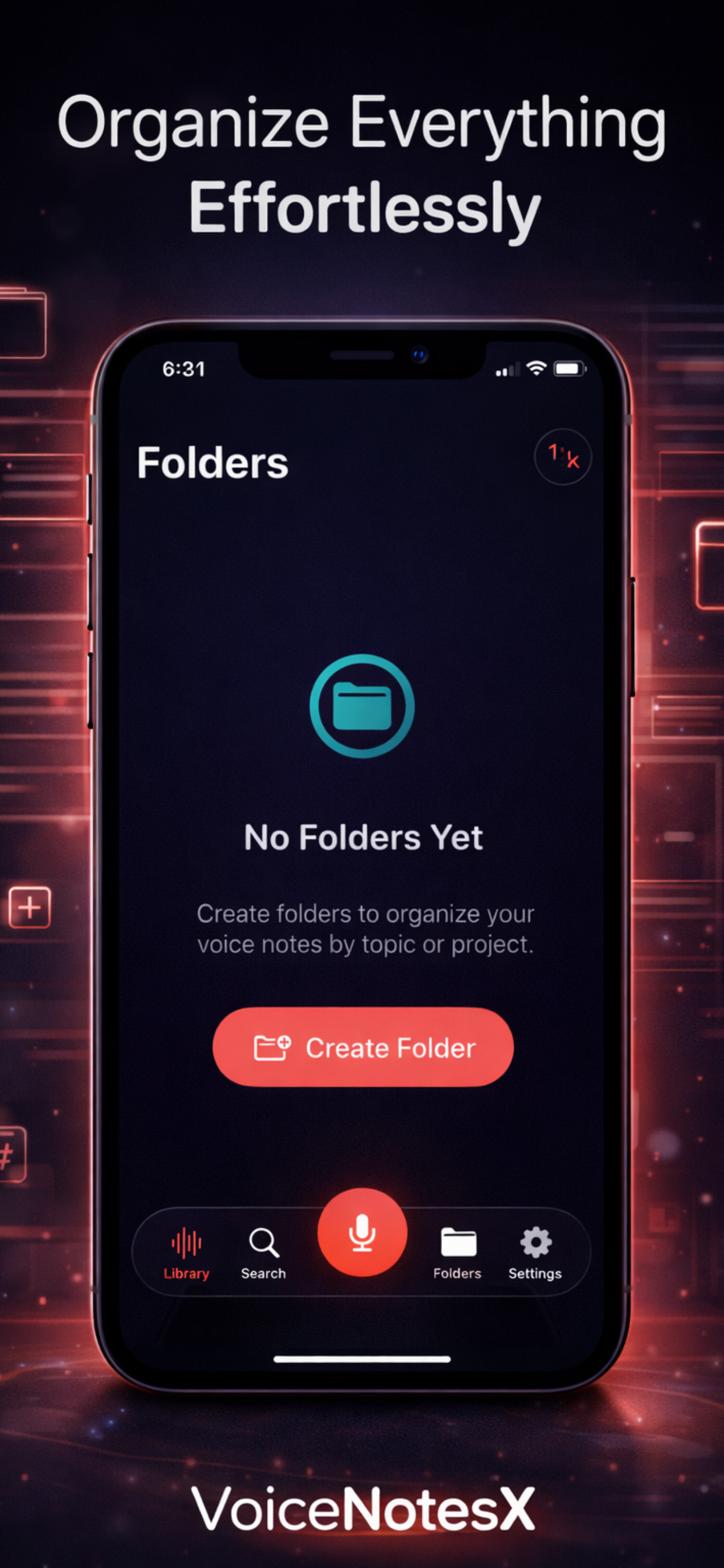 VoiceNotesX: Audio Recorder