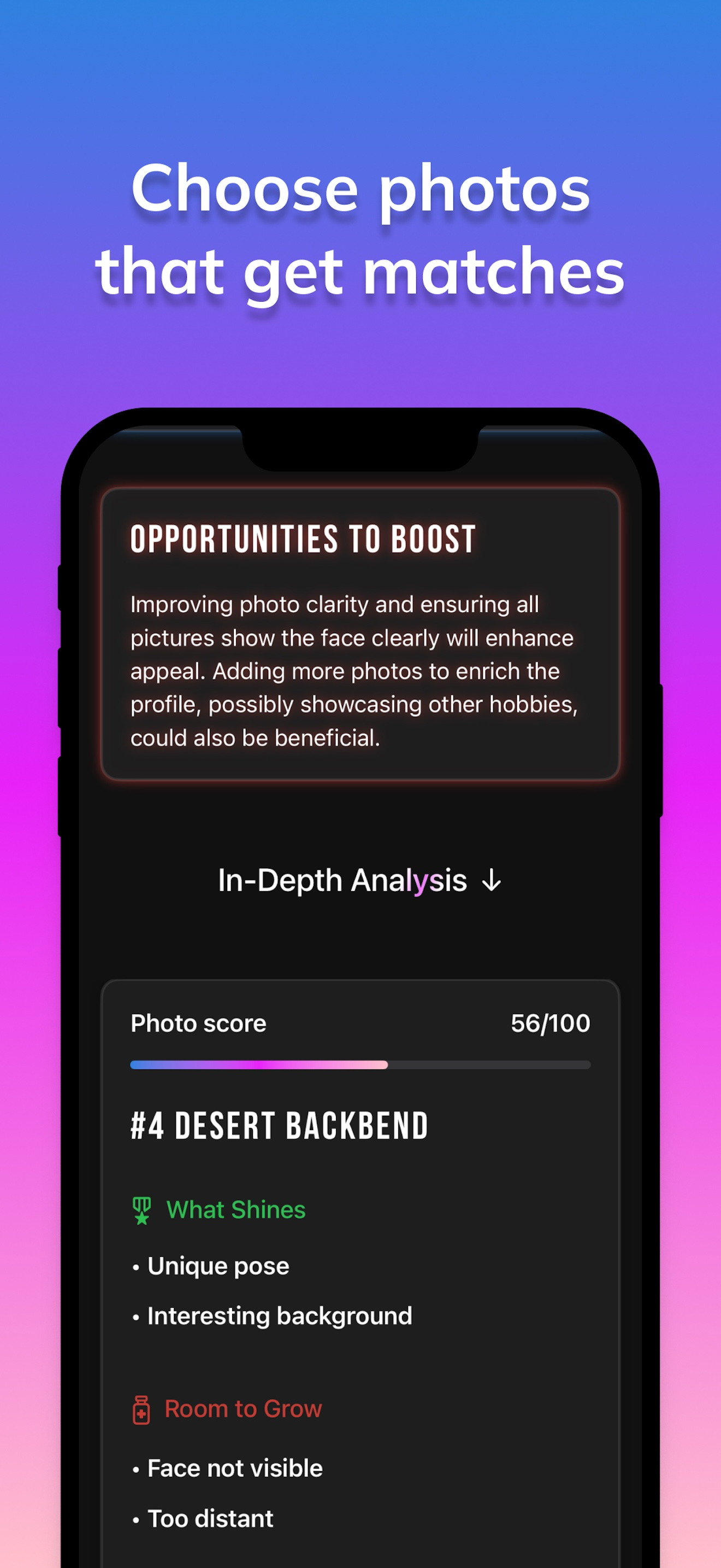 DateBoost AI: Rate my profile