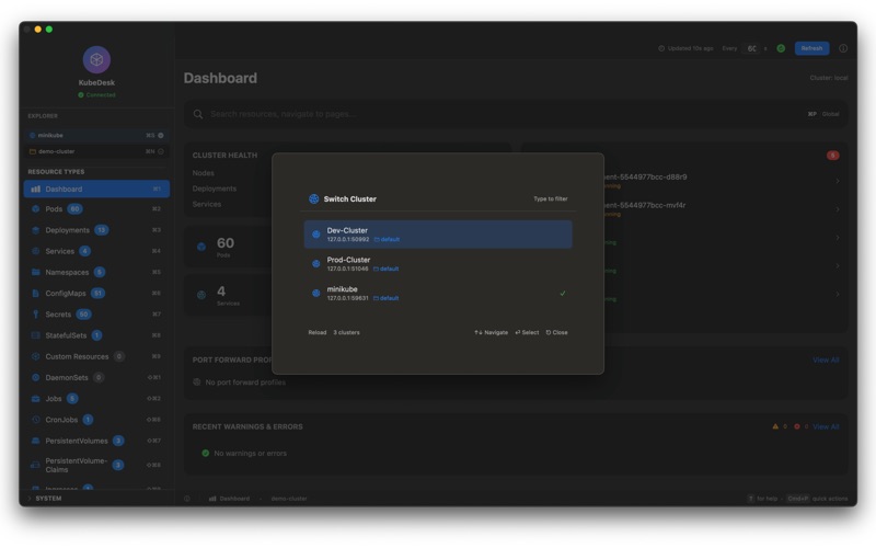KubeDesk Basic screenshot
