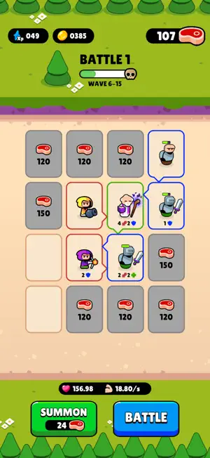 Merge Age: Warriors screenshot 1