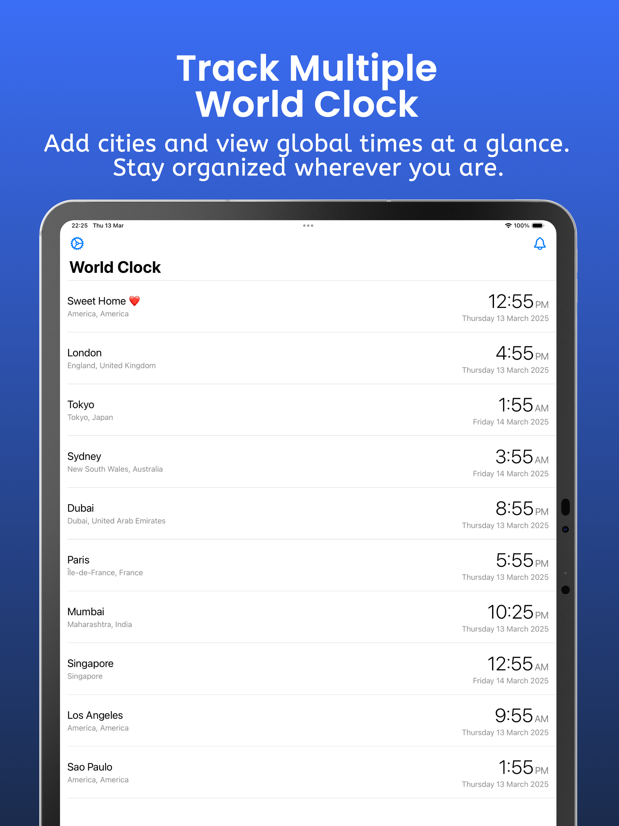 World Clock & Time Converter