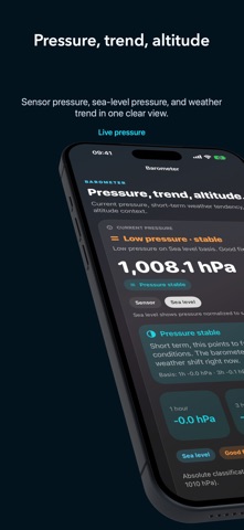 WatchBarometer iPhone screenshot
