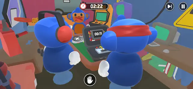 웃긴 원숭이들 폭탄 처리 3D iPhone screenshot 2