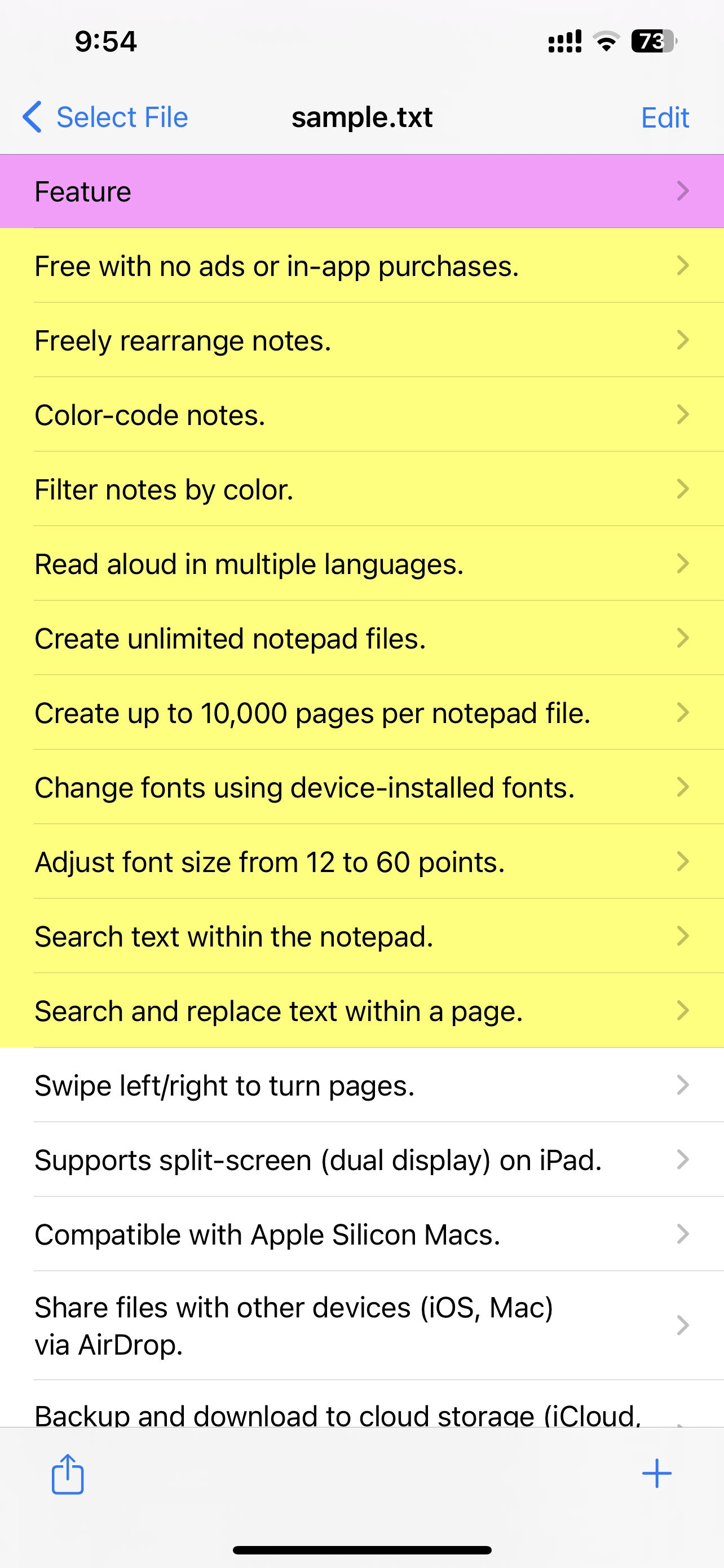 EZ Notepad plus - Symple note